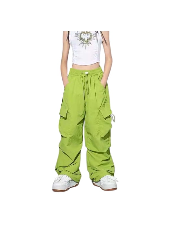 Tween Denim Girls Outfit Premature Girl Clothes Sweatpants Women Cheer Gear for Girls Girls Clothes School for Girl Rainbow Pants Girls Leggings for Kids Girls Pants(Light Green,11-12 Years)