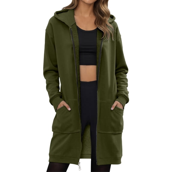 Razzly Women's Casual Pants High Waist Comfortable Trousers For Daily Wear Gym Hiking Hooded Sweatpants With Pockets Winter Fall Loungewear Pocket Light Pullover Top Thin Sweatshirts(Army Green,XXL)