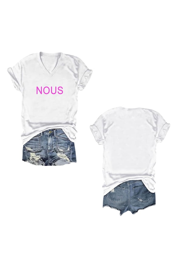 Women's Custom Graphic Short Sleeve T Shirt Soft Comfortable Casual Tee For Everyday Wear Stylish DIY Design Breathable Fabric Womens Long Tee Shirt Work Out Shirt Long Sleeve(White,3XL)