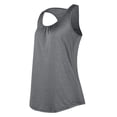 thumbnail image 1 of Razzly Women's Summer Sleeveless Fitness Tank Top Front Pleated Design Workout Running Cycling Casual Wear Camisole(Grey,M), 1 of 9
