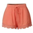 thumbnail image 1 of Razzly Womens plus Size Denim Shorts Swim Board Shorts for Women Short Sleeve Shirts for Women Bib Overall Shorts for Women Short Haircuts for Older Women Yoga Shorts for Women Womens T(Orange,3XL), 1 of 2