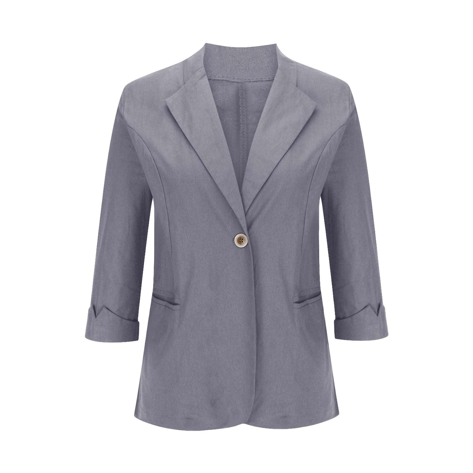 スーツ TAGLIATORE Women Jackets W24TAGLBEVERLY160058 p1373 grey haxmnou womens double button front military style blazer