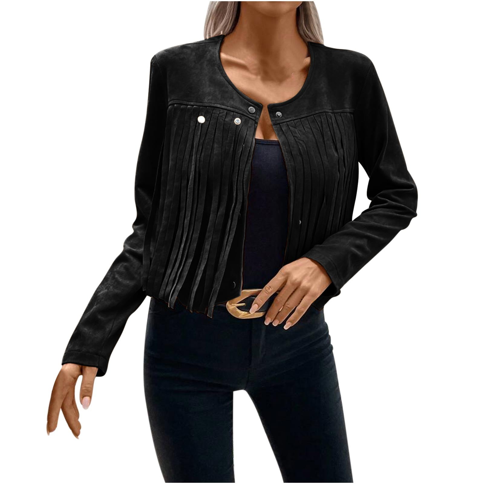 Petite black suede jacket hotsell