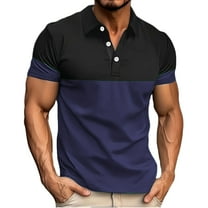 RbCulf Mens Casual Short Sleeve T Shirt Savings Clearance Fashion Color Block Tops Comfy Moisture Wicking Shirts Golf Outdoor Activities Tees