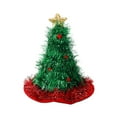 thumbnail image 1 of Rbaofujie Christmas Gifts Adults Kids Christmas Hats Non-woven Fabric Santa Claus Xmas Hats Cap Merry Christmas New Year Party Festival Decoration Gifts This ChristmasGreen, 1 of 6