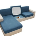 thumbnail image 1 of Rbaofujie Couch Cover Sofa Cover Stretch Sofa Cover, Sofa Fabric Furniture Cover, High Stretch Sofa Cover Pet Dog Friendly Non-slip, Oversized Elastic Furniture Cover Sofa Slipcover Blue, 1 of 7