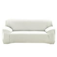 thumbnail image 1 of Rbaofujie Couch Slipcover 3-seater Sofa Couch Slipcover Stretch Covers Elastic Fabric Settee Protector Fit Sofa Slipcovers White, 1 of 3