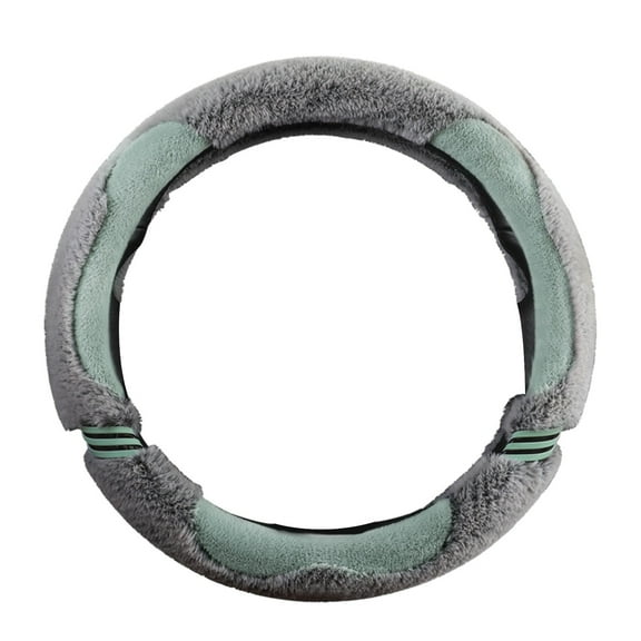 Rbaofujie Cute Steering Wheel Cover Car Steering Wheel Cover Car Warm Non-slip Handlebar Cover Winter Antifreeze Hand Car Steering Wheel Cover Western Steering Wheel Cover