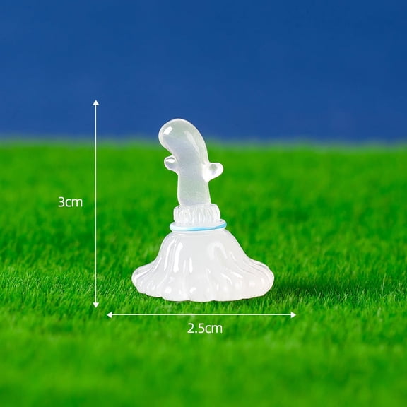 Rbaofujie Halloween Toys Miniature Glowing-in-the-dark Halloween Creativing Cute Ghost Devil Pumpkin Decorations DIY Accessories Resin Knick-knacks Halloween Gifts Graduation Party Decorations White