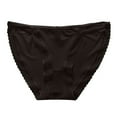 thumbnail image 1 of Rbaofujie Lace Ice Silk Underwear Women High Waist Tummy Control Panties for Women Pure Cotton Crotch Women's UnderwearBlack L Back To School Supplies, 1 of 2