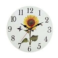 thumbnail image 1 of Rbaofujie Modern Wall Clock 30cm European Retro Rustic Sunflower Wall Clock Home Living Room Decoration Wall Clock Classroom Decorations Multicolor, 1 of 5