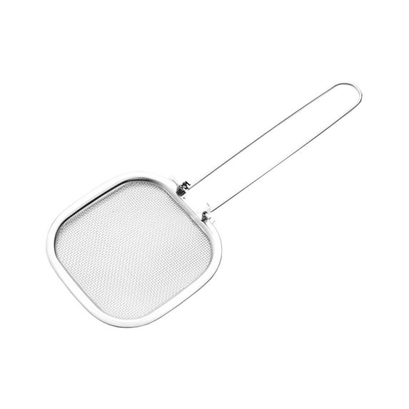 Rbaofujie Office Supplies Milking Funnel Household Kitchen Stainless Steel Strainer Sieve Hot Pot To Skimming Foam Fishing Spoon Oil SpoonBlue