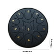 thumbnail image 1 of Rbaofujie Outdoor Decor 6-inch 11 Tone Children's Hand Drum Forget Worry Drum Adult Hand Disc DrumBoys Room Decor Blue, 1 of 4