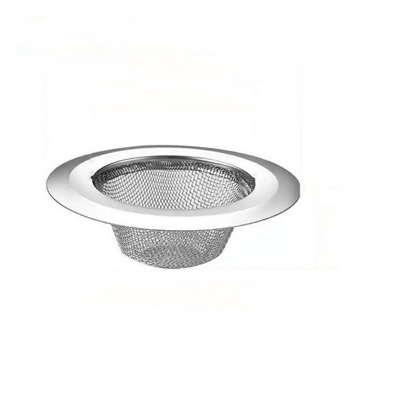 Rbaofujie Outdoor Kitchen Sink Stainless Steel Filter Screen Bathroom Hair Garbage Sewer Sink Filter Screen Non Clogged Cover Plug Kitchen Sink Cover Silver