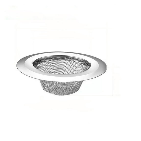 Rbaofujie Outdoor Kitchen Sink Stainless Steel Filter Screen Bathroom Hair Garbage Sewer Sink Filter Screen Non Clogged Cover Plug Kitchen Sink Cover Silver