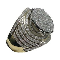 Rbaofujie Purity Ring Luxury FullMicro Set Ring Gold Plated Ring FullSetRing Aura Ring Gold