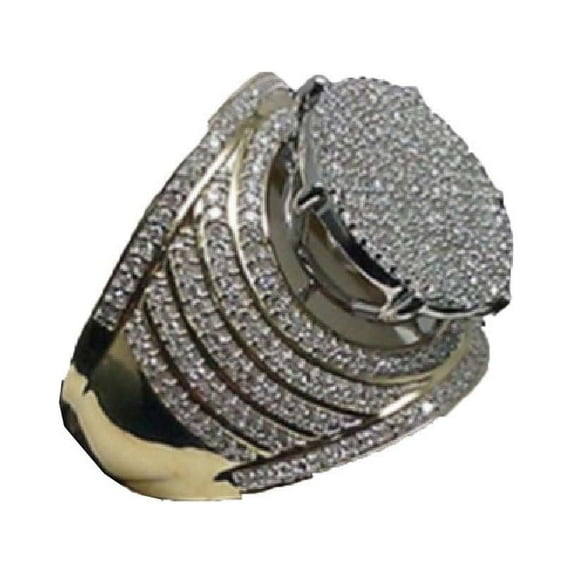 Rbaofujie Purity Ring Luxury FullMicro Set Ring Gold Plated Ring FullSetRing Aura Ring Gold