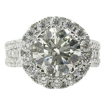 Rbaofujie Purity Ring Women's Micro InlaidRing, Hand Decoration Aura Ring Silver