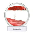 thumbnail image 1 of Rbaofujie Room Decorations Moving Sand Art, 7.48in 360° Rotating Hourglass Decoration, Art Sand Art Liquid Motion Living Room Bedroom Table Lamp Decoration（10ml） Pride Decorations Red, 1 of 6