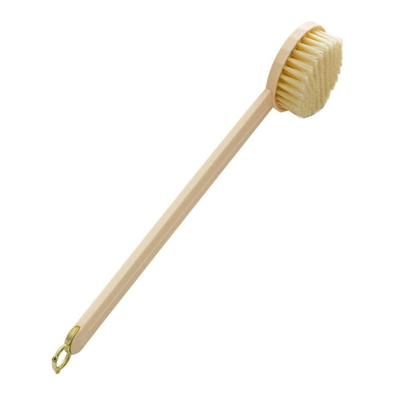 Rbaofujie Scrub Brush With Handle Long Handle Bath Brush Soft Hair Rub Back Brush Single Sided Brush Bathroom Bath Brush Bath Ball Bath Artifact Orange