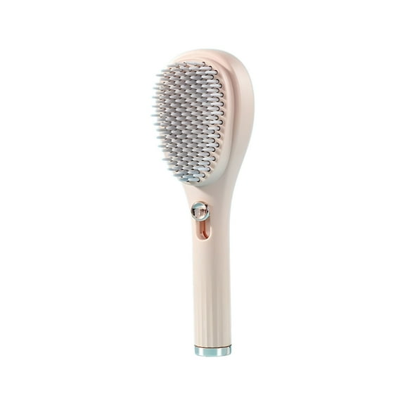 Rbaofujie Telescopic Hair Comb - Anti-Static Scalp Massager & Detangling Comb for All Hair Types, Portable & Foldable (Beige, 8.2 Inch) - Reduces Frizz & Promotes Healthy Hair
