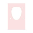 thumbnail image 1 of Rbaofujie Toilet Seat Round Disposable Toilet Seat Cover, (30 Pieces) - Large Disposable Toilet Seat Cover For Public Toilets, Outdoor Indoor, Individually Wrapped Toilet Seat Pink, 1 of 8