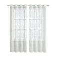 thumbnail image 1 of Rbaofujie ‌White Semi-Sheer Grommet Curtains 39"x78" - Light Filtering Window Drapes for Bedroom & Living Room (1 Panel, Polyester)‌, 1 of 6