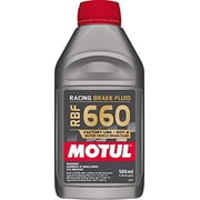 Rbf 660 Dot-4 Racing Brake Fluid 500 mL, For hydraulic actuated brake and clutch systems By Motul
