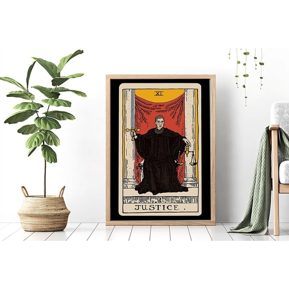 Rbg Justice Poster No Frame Ruth Bader Ginsberg Poster Ruth Bader Justice Poster Rbg Poster Justice Tarot Card Poster Wall Art Decor 11 x 17 Inch Poster