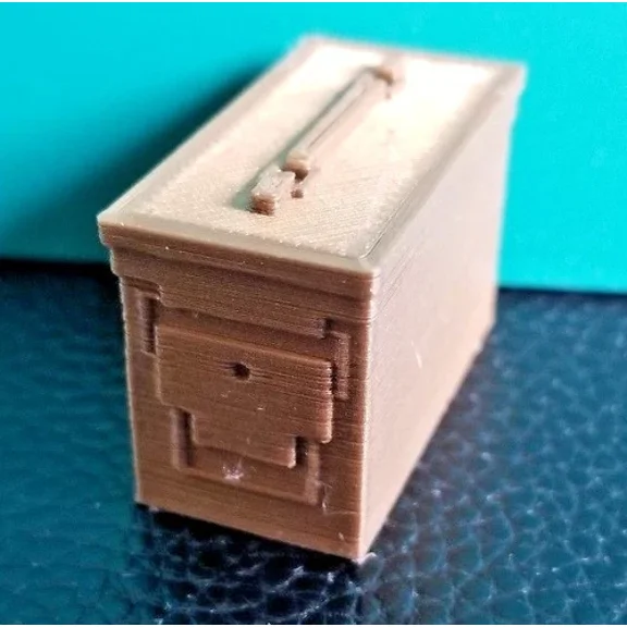 Rc 1/10 Scale Copper Ammo Can Box Bullet Rock Crawler Truck Miniature Accessory