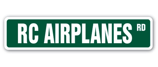 Rc Airplanes Street [3 Pack] of Vinyl Decal Stickers - Walmart.com