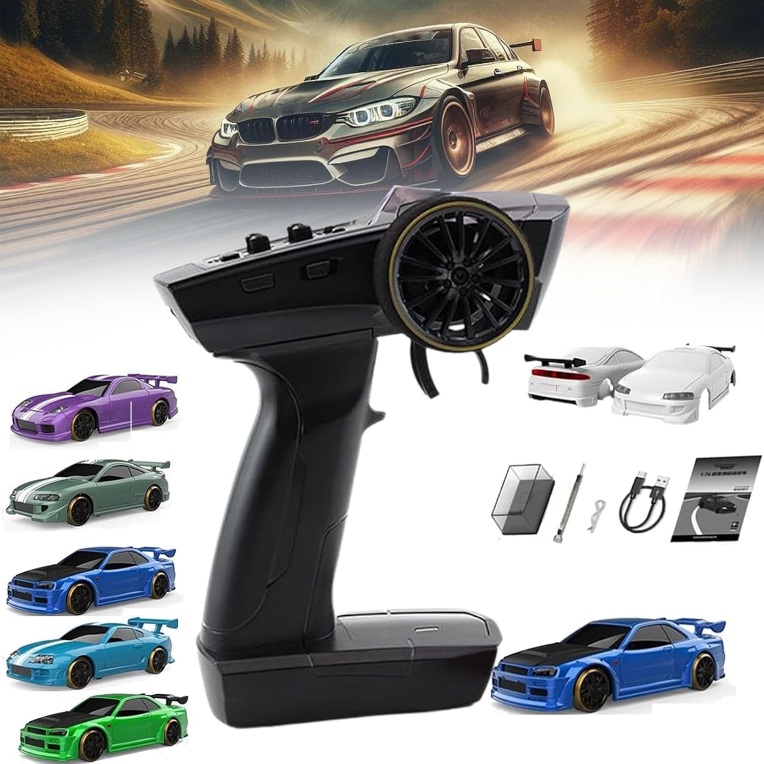 Rc Car Mini Mini Drifter With Underglow Mini Drift Rc Car For Desk Rc Car Mini Mini Drifter With Underglow Mini Drift Rc Car For Desk
