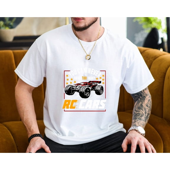 Rc Car Racing Gift Remote Control Buggy Radio Control Hobby Unisex T-Shirt, up to size 3XL.
