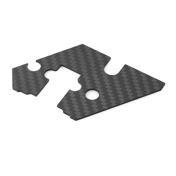 Carbon Fiber Anti-sand Cover Dust Cover Plate for TAMIYA TT-02 1/10 RC Car Upgrade TAPDRA Spare Part