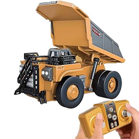Rc Construction Vehicles, Mini Rc Dump Truck, Excavator, Forklift, App Controlled Vehicles, 1:64 Premium Alloy Mini Rc Construction