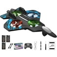 thumbnail image 1 of Rc Jet, Rc Stunt Fighter Jet Toy RC Plane with LED Lights & 360° Flips, Remote Control Helicopter Drone, Foam Remote Control Airplanes for Adults Beginners Great Gifts, 1 of 9