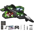 thumbnail image 1 of Rc Jet, Rc Stunt Fighter Jet Toy RC Plane with LED Lights & 360° Flips, Remote Control Helicopter Drone, Foam Remote Control Airplanes for Adults Beginners Great Gifts, 1 of 9