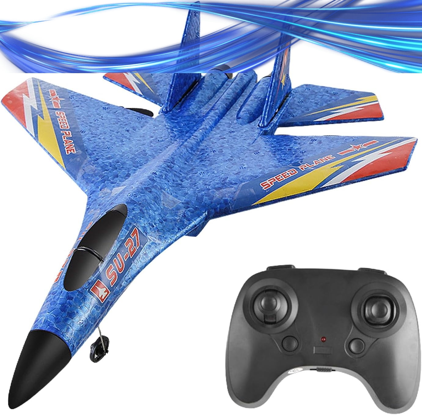 Rc Plane - Trick 4 Rotor Gravity Glider Aircraft Drone Led 2.4g
