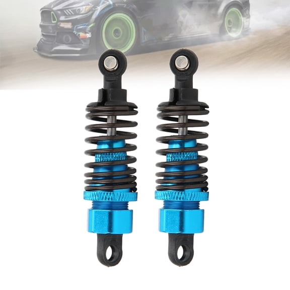 Rc Shock Damper Toy Car Damper 114435 Shock Damper Aluminium Alloy Damper Oil Filled RC Shock Damper For HPI RS4 Sport 3 1/10 Remote Control Toy Car (Blue 114435B