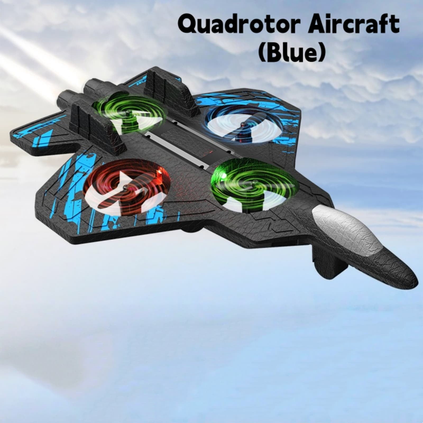 Rc Stunt Remote Control With Lights 360° Flip Stunt Rc Plane Easy Aircraft,A#Single battery