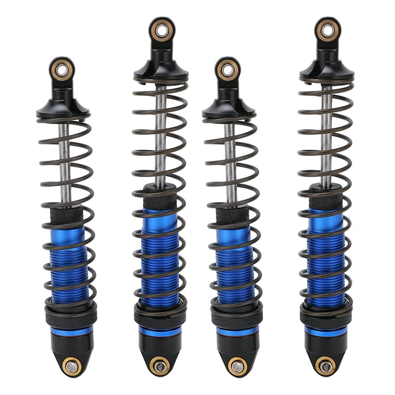 Rc Truck Shocks Shock Absorber Front Rear 108mm Front Rear Shock Absorber Assembled Dampers For Scale Rc Car Rc Cars Upgrades Option Parts blue Walmart