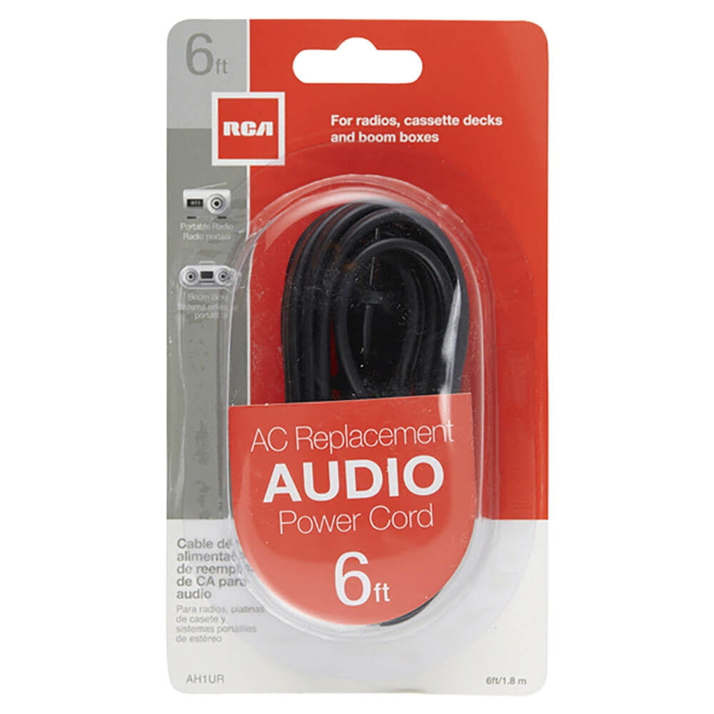 Rca Ah1ur Universal Replacement Cord, 6ft - Walmart.com
