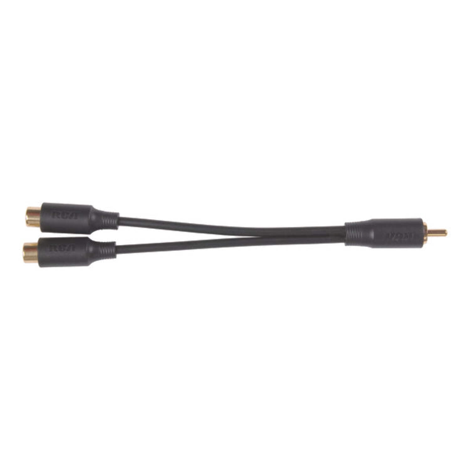 RCA Ah25R Single Splitter Y-Adapter (1 Male to 2 Females