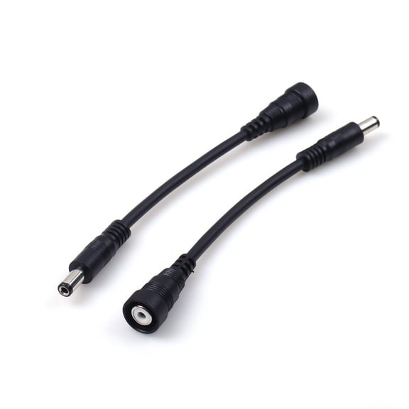 Rca Audio Connector Cable DC5.5*2.5mm Male to Rca Female Male Extension Cable Silver Rca Cable