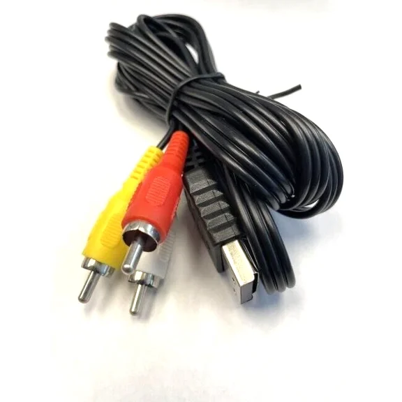 Rca Audio Video Av Cable For Sega Dreamcast A/V Sega Dreamcast