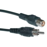 Rca Audio Video Extension Cable, Rca Male To Rca Female, 25 Foot