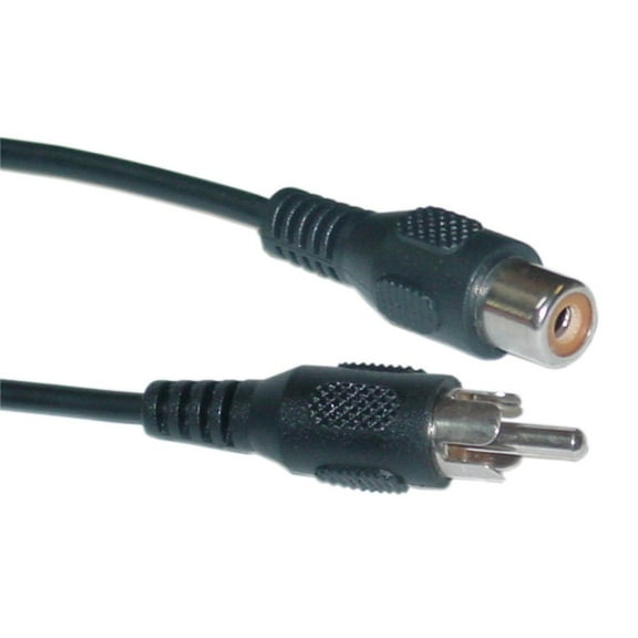 Rca Audio Video Extension Cable, Rca Male To Rca Female, 6 Foot
