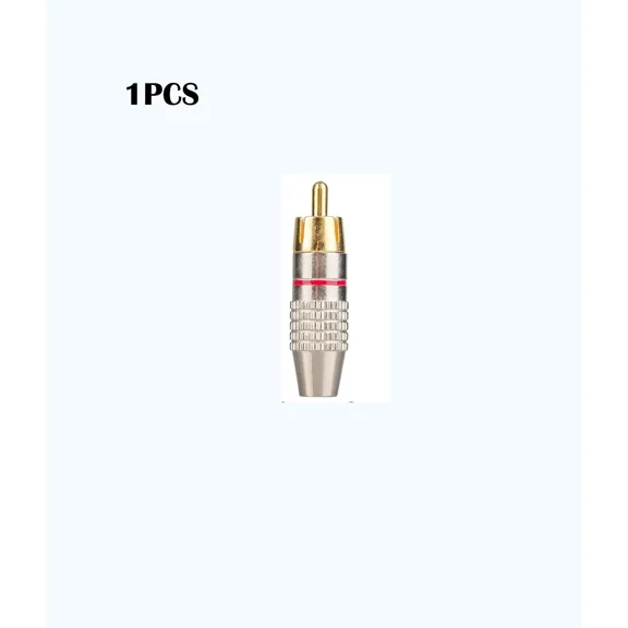 Rca Male Plug Solder Gold Audio Video Connector For Speaker Wire Wall Plate Amp