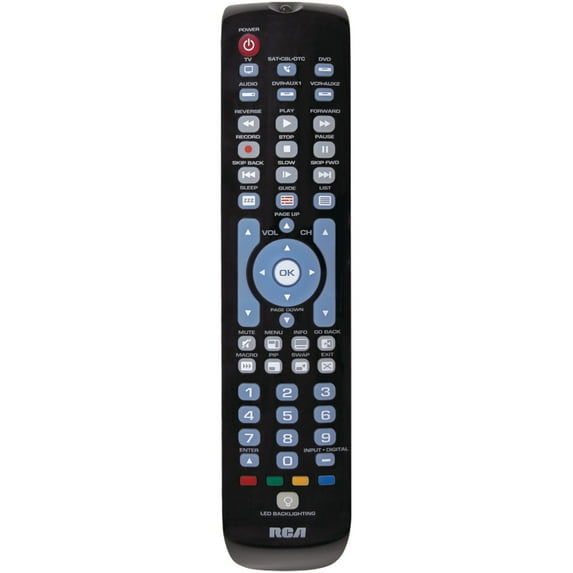 Rca Rcrn06be 6-device Green Backlit Universal Remote