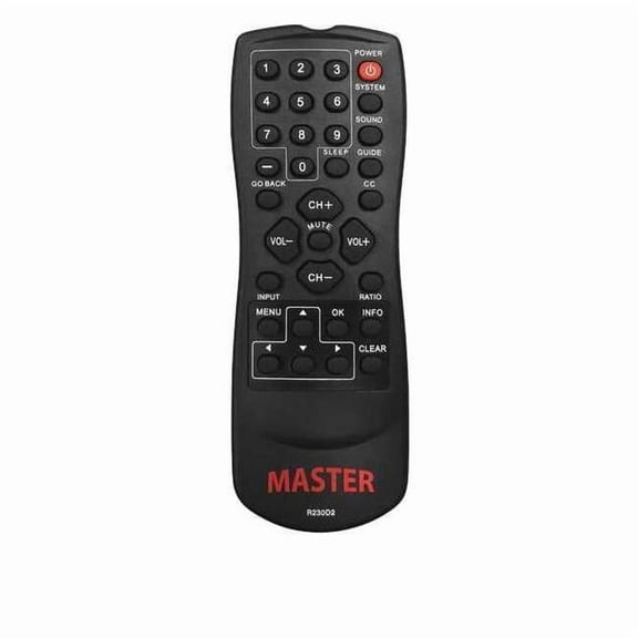 Remote Control,Black,29/64" Depth R230D2